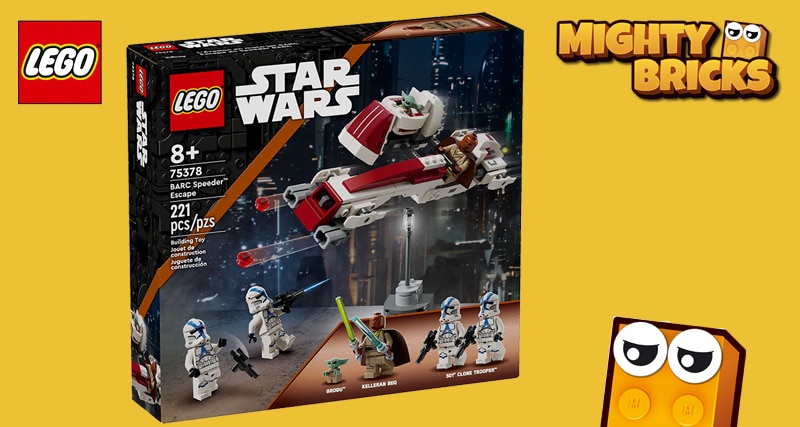 MightyBricks News: LEGO® Star Wars 75378 Flucht mit dem BARC Speeder™