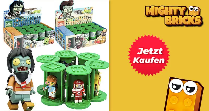 MightyBricks News: Jetzt neu bei MightyBricks: „Plants vs. Zombies“ Minifiguren in Blindbags!