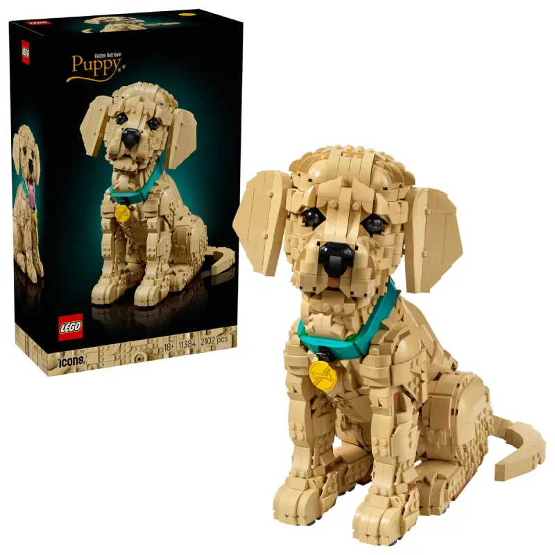 LEGO® Icons 11384 Golden Retriever Welpe