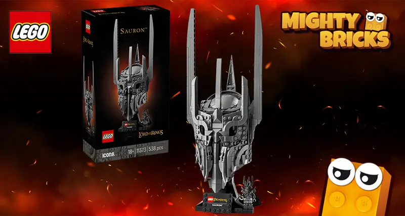 MightyBricks News: LEGO® Icons 11373 Der Herr der Ringe: Saurons Helm