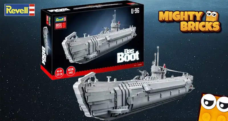 MightyBricks News: Revell Brick System »U-Boot U-96 aus „Das Boot“« Klemmbaustein Set