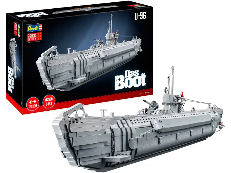 Modellbausatz Revell Brick System, U-Boot U-96 aus „Das Boot“ Modellbausatz Revell Brick System, U-Boot U-96 aus "Das Boot"