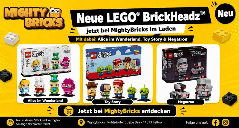 Neue LEGO® BrickHeadz™ im Juni 2026 bei MightyBricks erhältlich