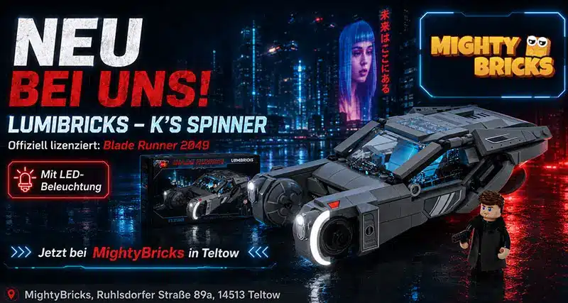 Neu bei MightyBricks: K’s Spinner aus Blade Runner 2049 hebt ab