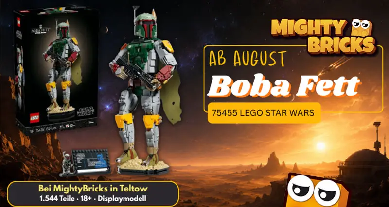 LEGO Star Wars 75455 Boba Fett ab August bei MightyBricks in Teltow