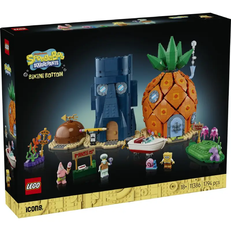 Ein LEGO Icons Set für erwachsene SpongeBob-Fans