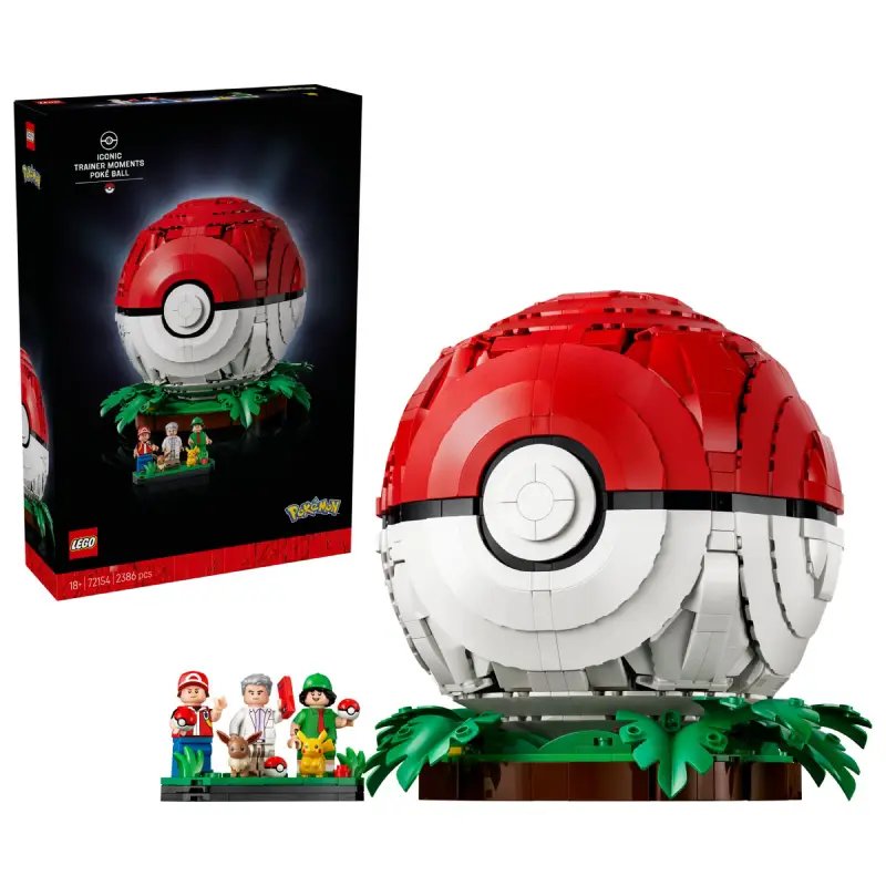 LEGO® Pokémon 72154 Pokéball mit Beeindruckenden Trainermomenten LEGO® Pokémon 72154 Pokéball mit Beeindruckenden Trainermomenten