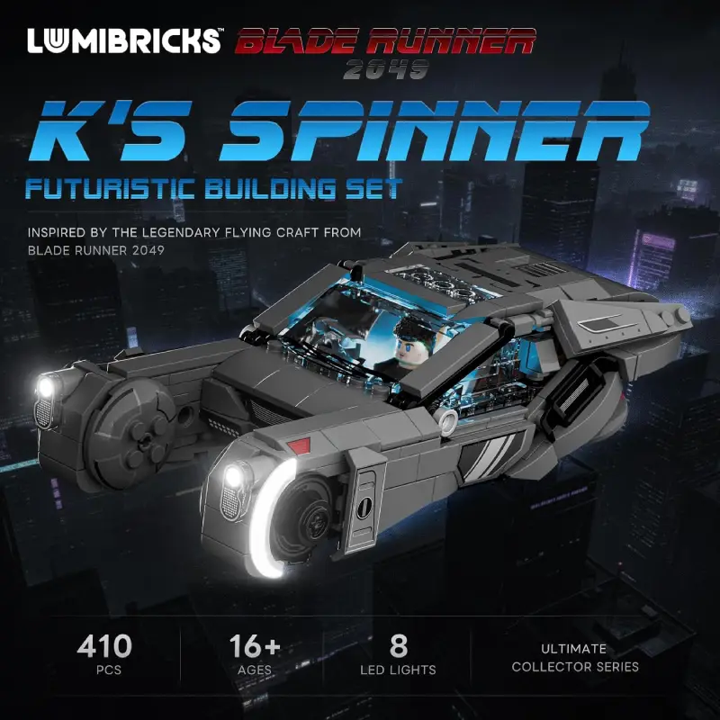 Lumibricks K’s Spinner 23001 aus Blade Runner 2049 mit LED-Beleuchtung bei MightyBricks in Teltow LEGO® Pokémon 72168 Rayquaza