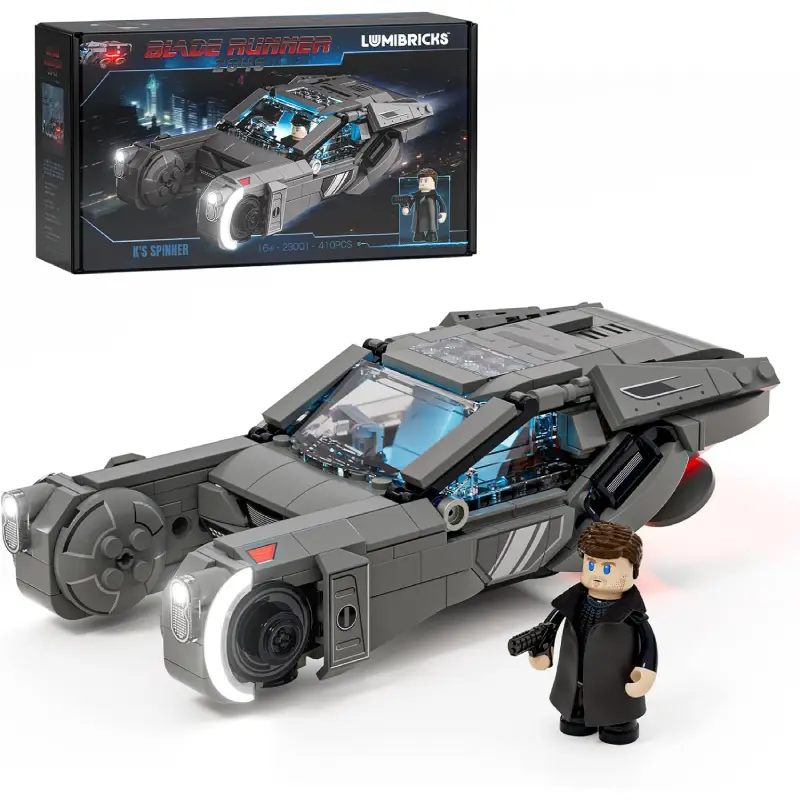 Lumibricks K’s Spinner 23001 aus Blade Runner 2049 mit LED-Beleuchtung bei MightyBricks in Teltow Lumibricks K’s Spinner 23001 aus Blade Runner 2049 mit LED-Beleuchtung bei MightyBricks in Teltow