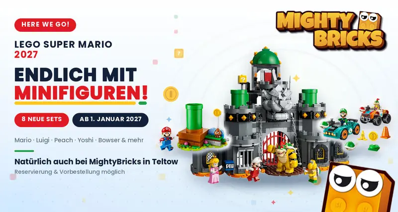 LEGO Super Mario 2027: Neue Sets mit Minifiguren | MightyBricks